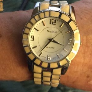 Unisex Sophie Cream Colored Watch